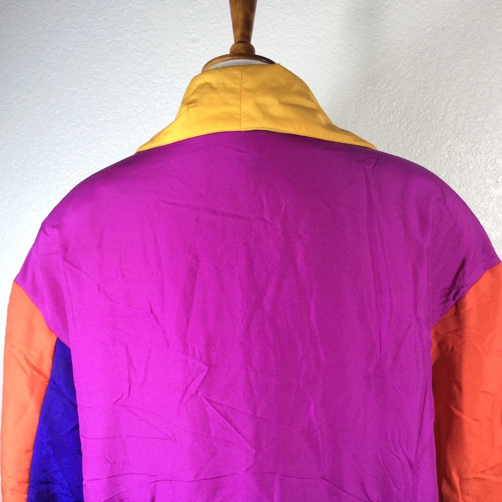 Vintage 90's Silk Puffer Jacket - Picture 9 of 15